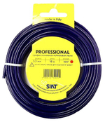 Леска для триммера "SIAT" Профессионал, армированная, черная, круглая, 3,3 мм, 10 метров (556015)