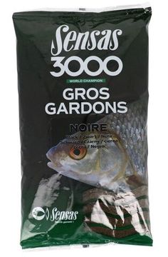 Прикормка Sensas 3000 GROS GARDONS Noir 1кг