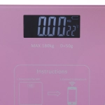 Весы напольные электронные «SMART - Style» 28*28*0,5 см, bluetooth (работает от 2хААА), Розовый