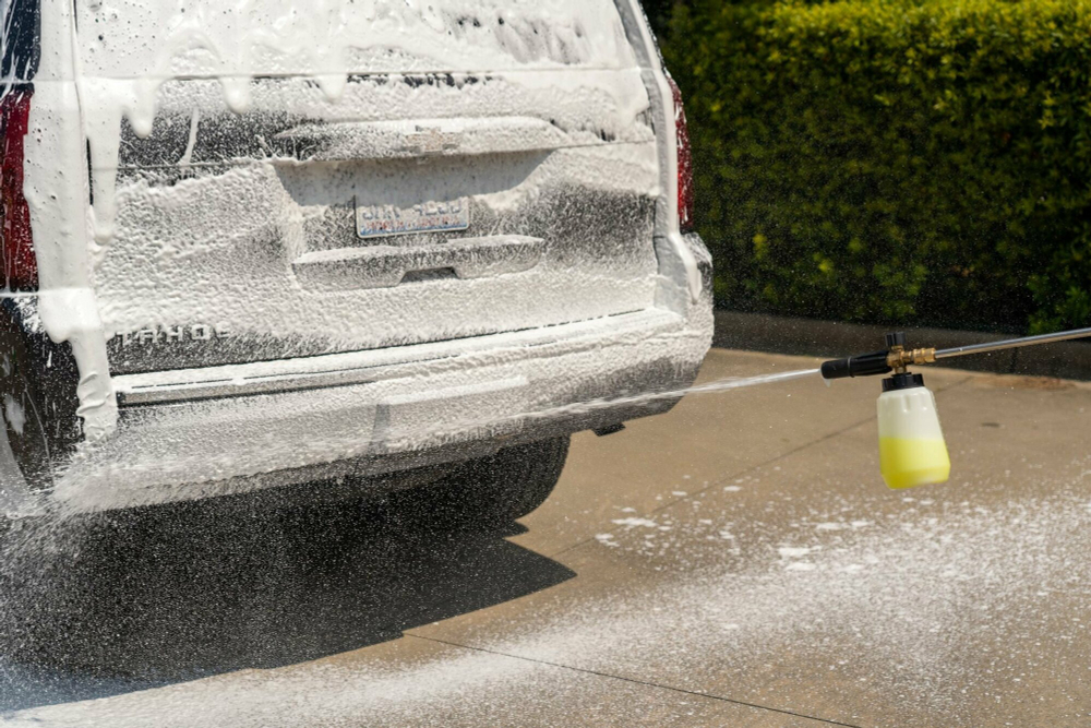 Пеногенератор 5201907 (пенная насадка) для мойки высокого давления Greenworks, 250 бар