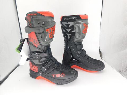 Мотоботы детские Tiger TE-006 чёрные 34