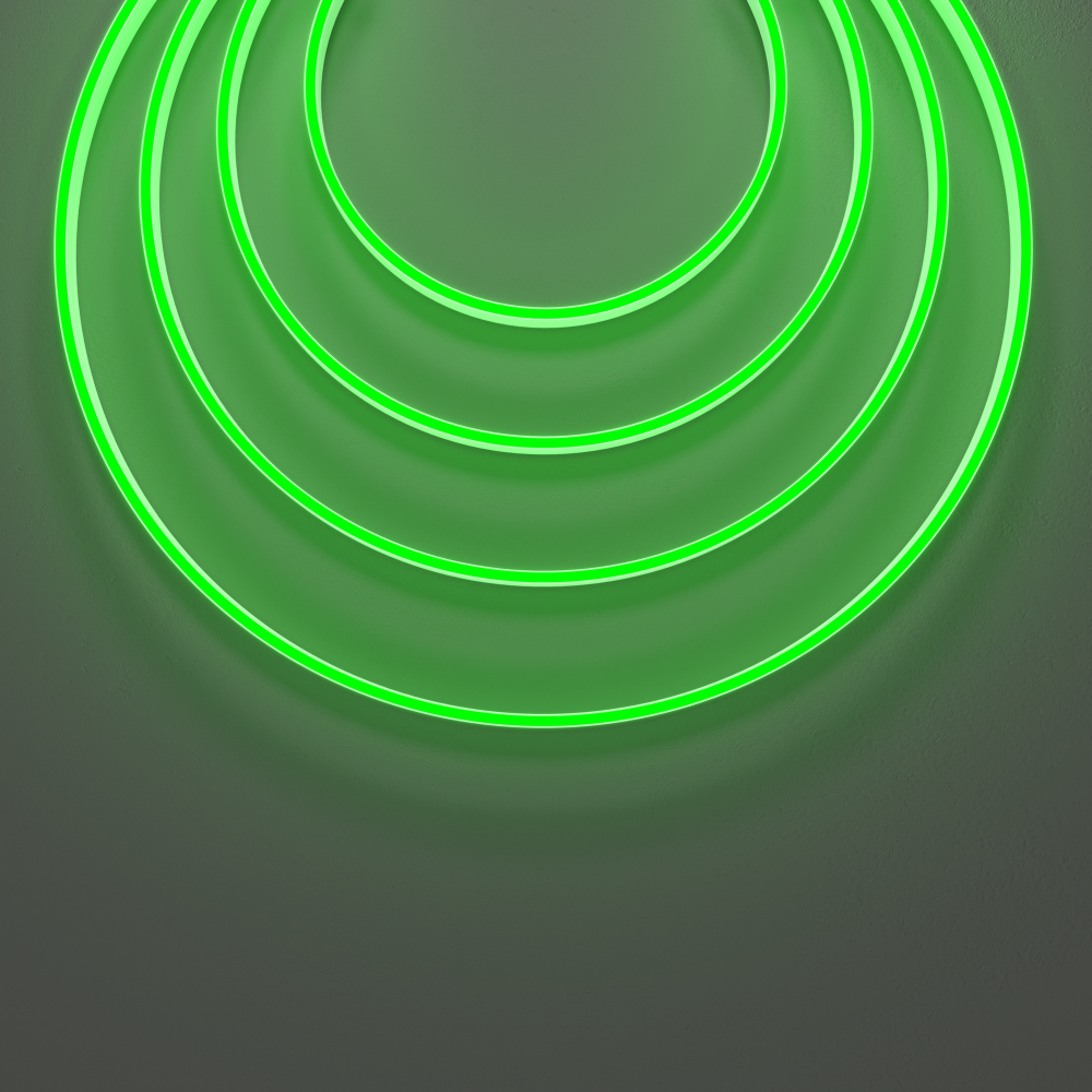 Гибкий неон Maytoni 10x4 24В 9,6 Вт/м Green IP67 5м 432040