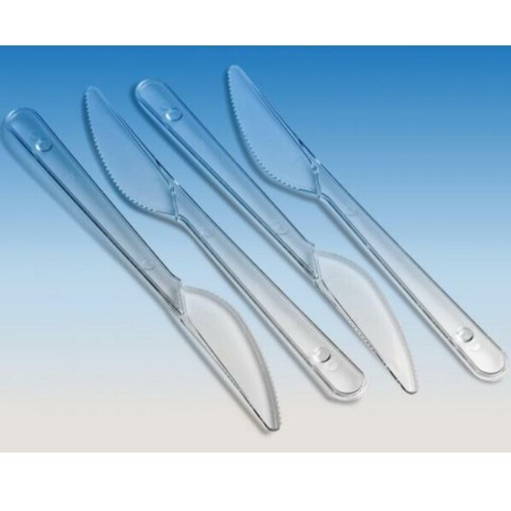 Нож ПРОЗРАЧНЫЙ, (комплект 100 шт)