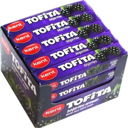 Жевательные конфеты TOFITA со вкусом черной смородины 47гр