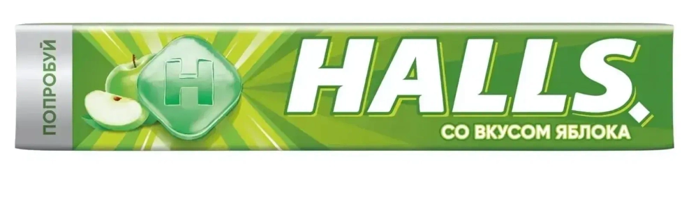6 Кондитер.издел. БАД Леденцы Холлс 25г*30*12 Яблоко