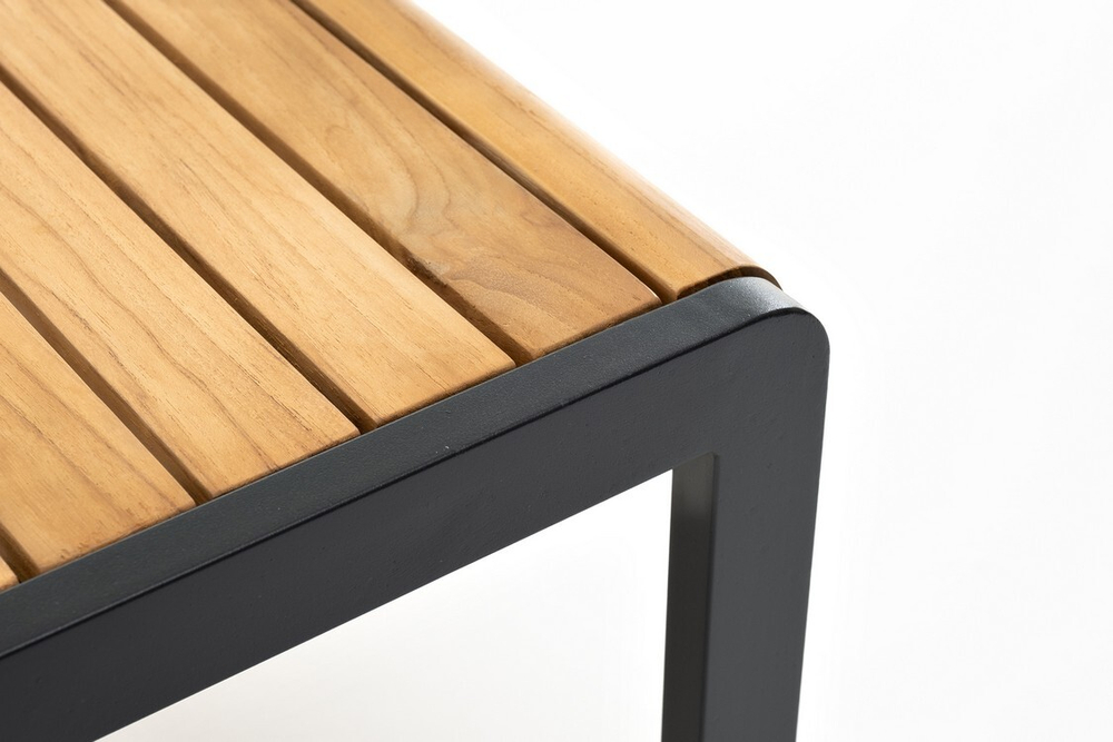 Комплект кофейных столов из алюминия MAYA темный графит