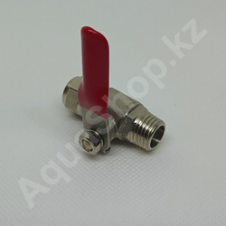 Вентиль шаровый BV-02, BV-3BC 3/8"(f) x 1/4"(НР) мет.