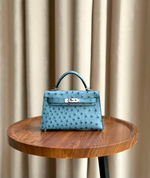 Сумка Hermes из кожи страуса