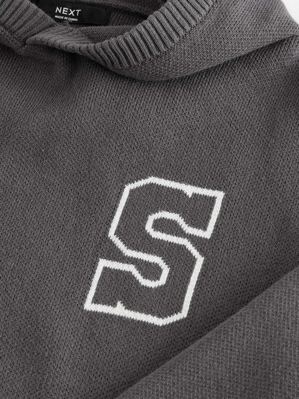 Толстовка с капюшоном для мальчика Next E27-909, Темно-серый