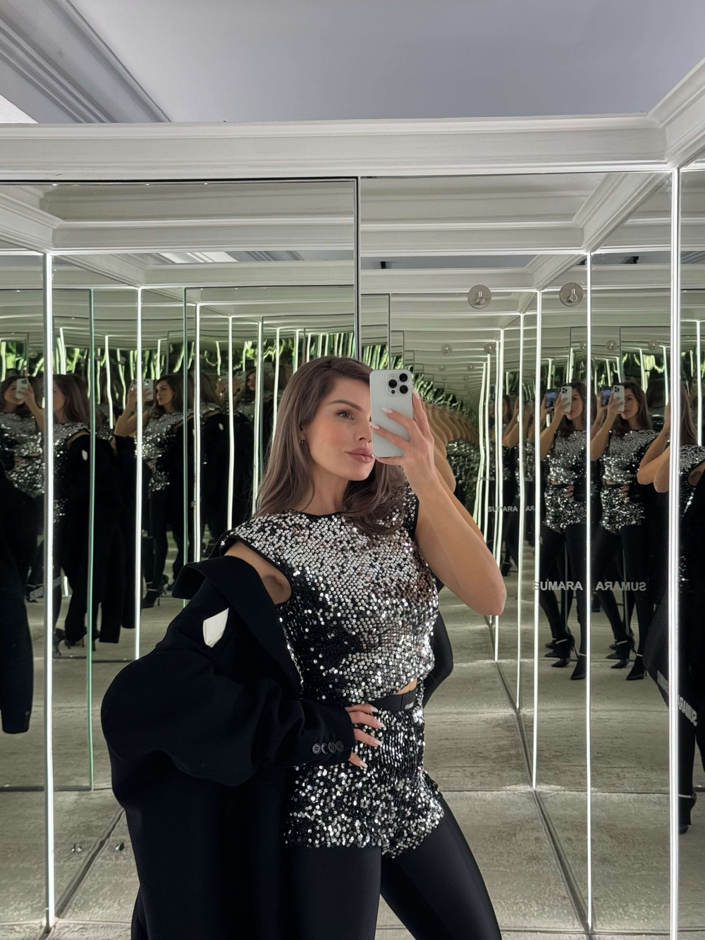 Шорты из пайеток