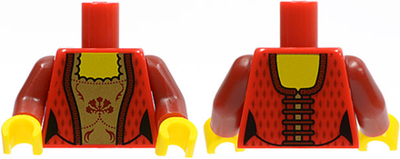 Женский красный корсет