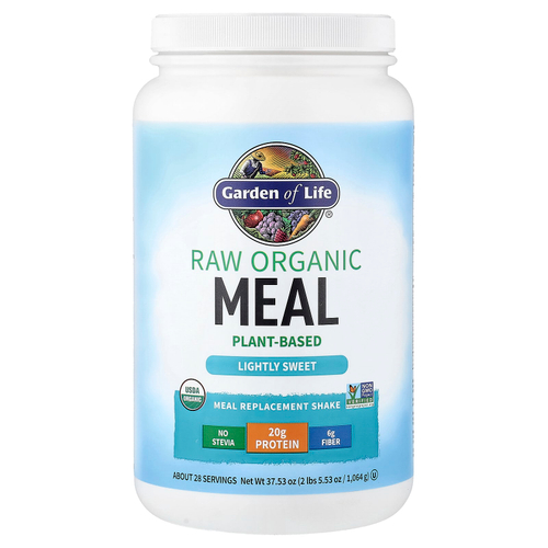 Garden of Life, органический коктейль из RAW, для замены приема пищи, сладкий вкус, 1064 г (37,53 унции)
