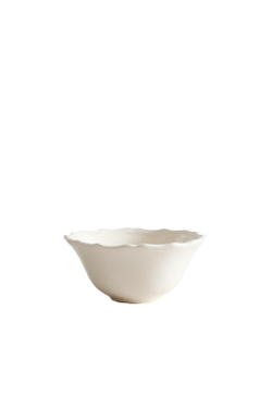 Zara Home миска из фаянса, цвет бежевый, 14 см