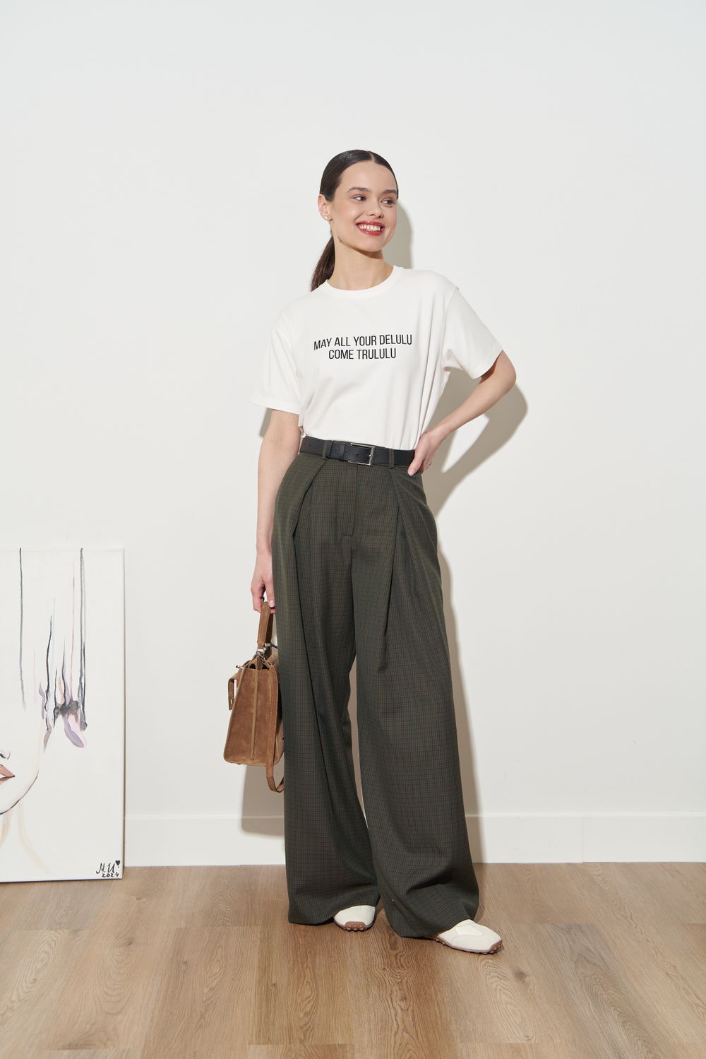 БРЮКИ «ICONIC» В КЛЕТКУ ХАКИ|ТЕМНО-СИНИЙ|КРАСНЫЙ