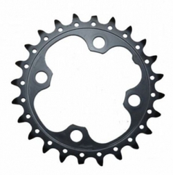 Звезда передн. Shimano, DEORE, для FC-M590-10/M612, 24T-AE черн. Y1LV24000