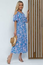 Платье Марианна (сине-розовое) П13472-5М LT Collection