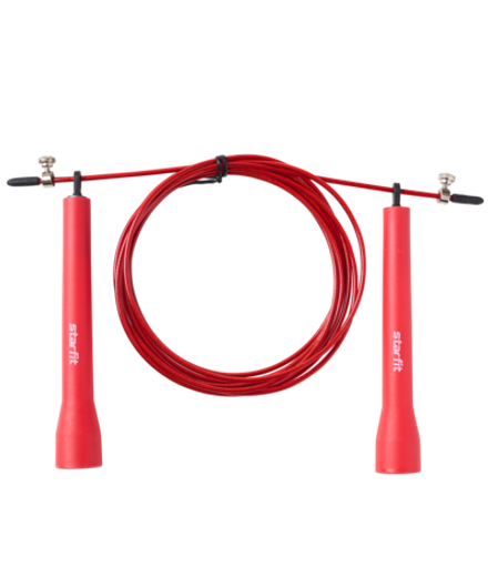 Скакалка RP-202, с подшипниками, с пластиковыми ручками, 3 м, красный