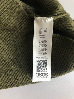 Джемпер Asos базовый, маркировка 34, визуально на 40 размер