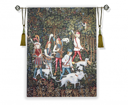 Гобеленовое панно Охотники 128х100 см