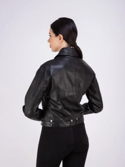 Кожаная куртка весна из натуральной кожи