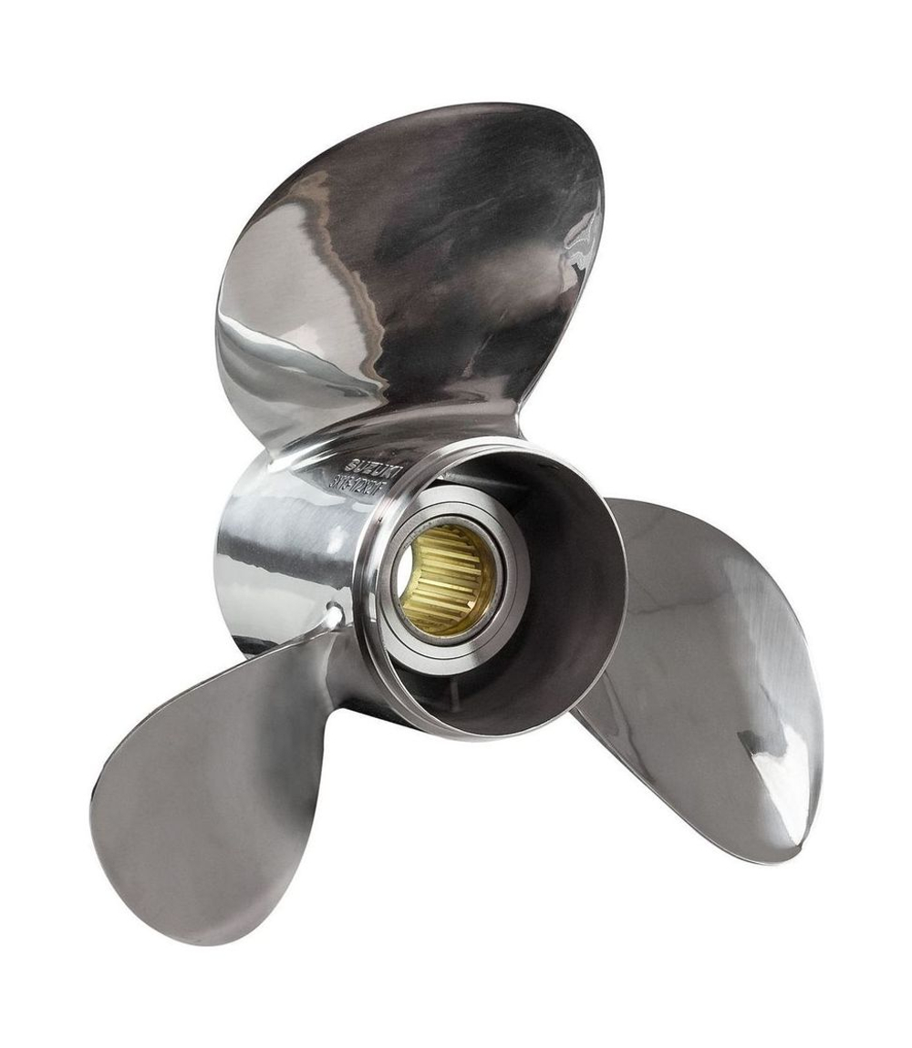 Винт гребной Suzuki DF325A/350A;3x15-1/2x24F передний, стальной