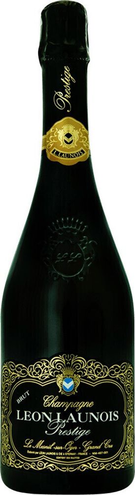 Шампанское Леон Лонуа Кюве Престиж Гран Крю Ле Мениль Шампанское Леон Лонуа Кюве Престиж Гран Крю Ле Мениль