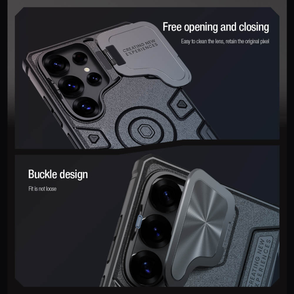 Противоударный чехол с защитой камеры Nillkin CamShield Armor PROP Case для Samsung Galaxy S25 Ultra