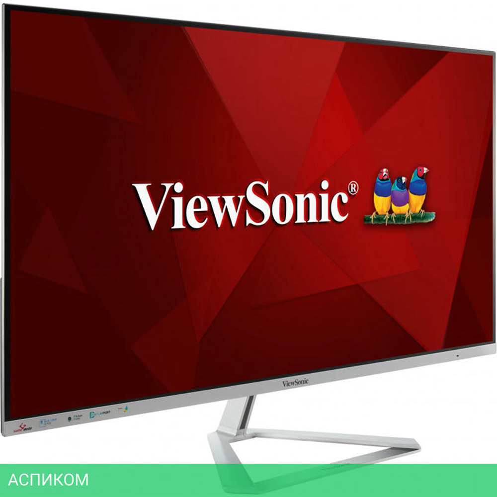 Монитор ViewSonic VX3276-MHD-3 серебристый (VS18391)