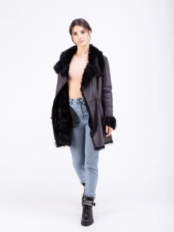 Дубленка натуральная зимняя тоскана Турция