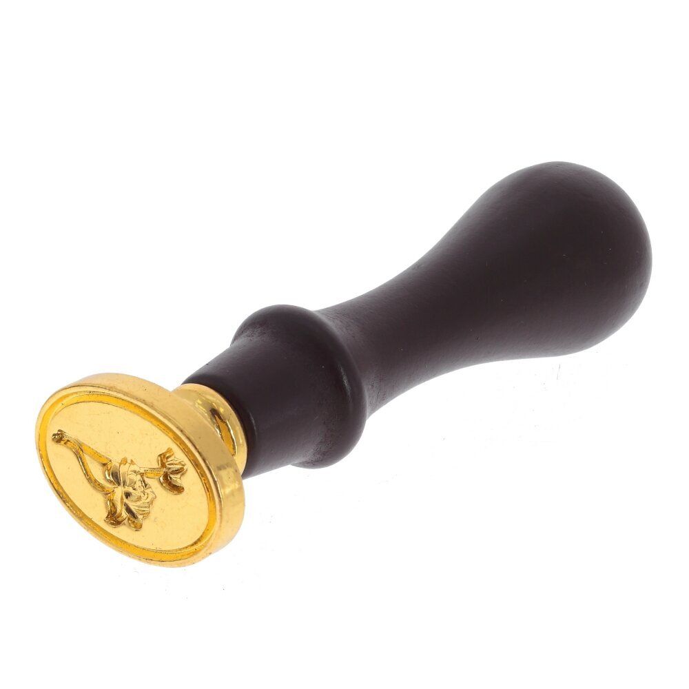 GAEM Набор для сургучной печати: ложка, воск, свеча, печать, в ассортименте, L23 W11 H4 см