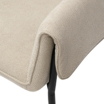 Стул Bergenson Bjorn Aline, шенилл, серо-бежевый/черный