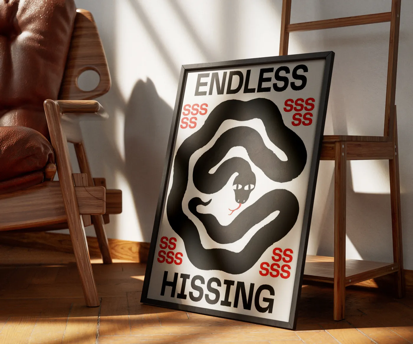 Постер на холсте Hissing