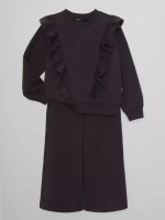 Костюм для девочки с брюками-палаццо на осень