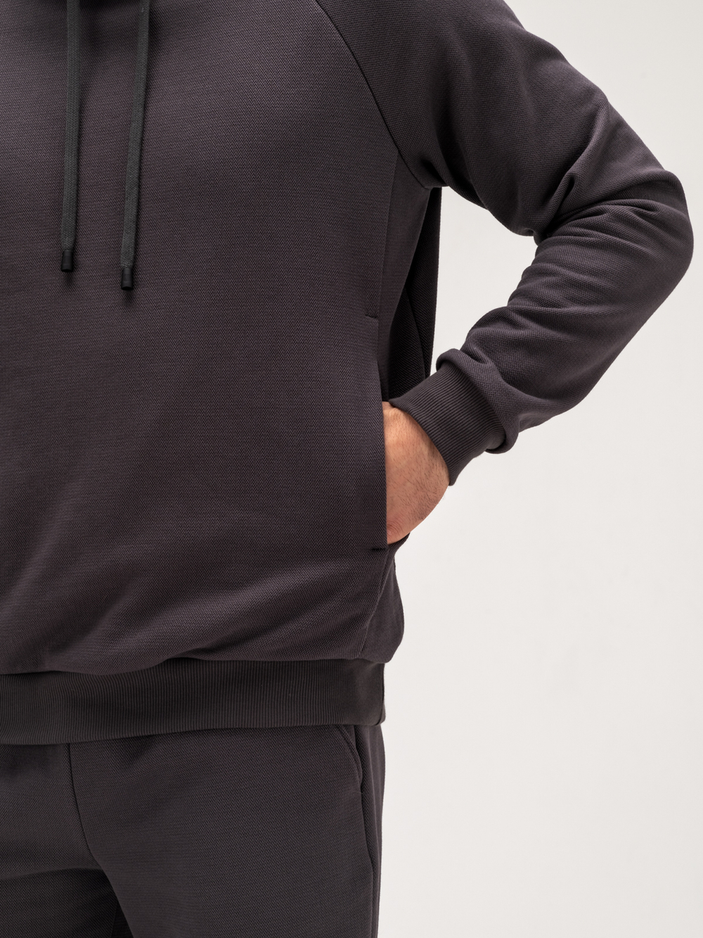 Костюм мужской спортивный теплый. Графит