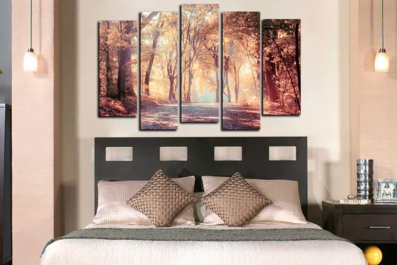 Модульная картина "Тенистая роща"