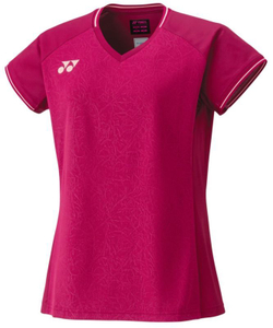 Женская теннисная футболка Yonex T-Shirt Crew Neck - reddish rose