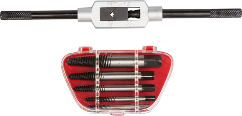 Набор экстракторов (6 предм.) держатель, для выкручивания сломанных болтов (обратной расточки) (STAYER)