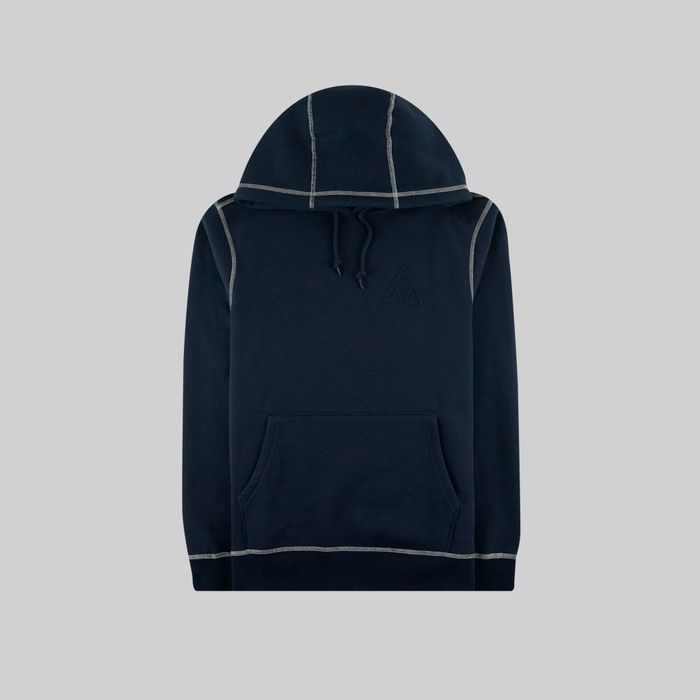 Толстовка мужская HUF Embossed артикул:FL00147-NVBLZ - купить в магазине Дайс