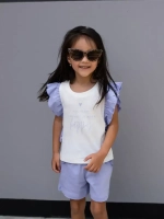 Костюм для девочки с шортами в садик