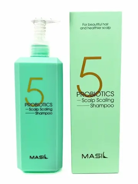 Глубокоочищающий шампунь с пробиотиками Masil 5 Probiotics Scalp Scaling Shampoo