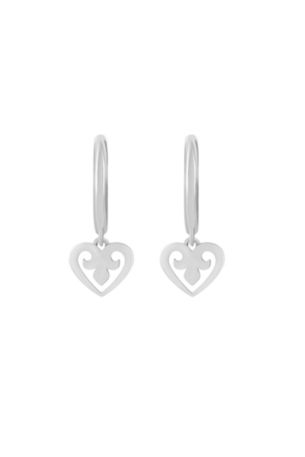 Серьги-кликеры СЕРДЕЧКО