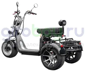 Электроскутер IKINGI X12 PRO TRIKE PLUS 3333W - Черный фото №8