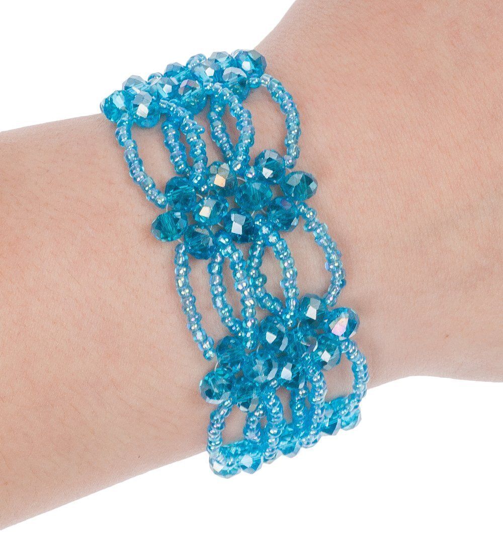 Y-BBB027 Браслет из бисера и бусин «Кружево»