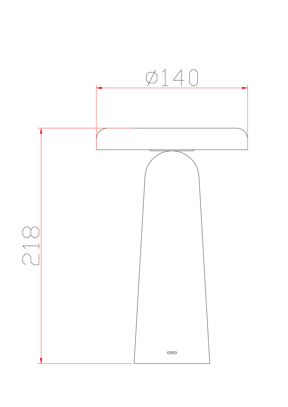 Аккумуляторный светильник Freya FR6109TL-L4B