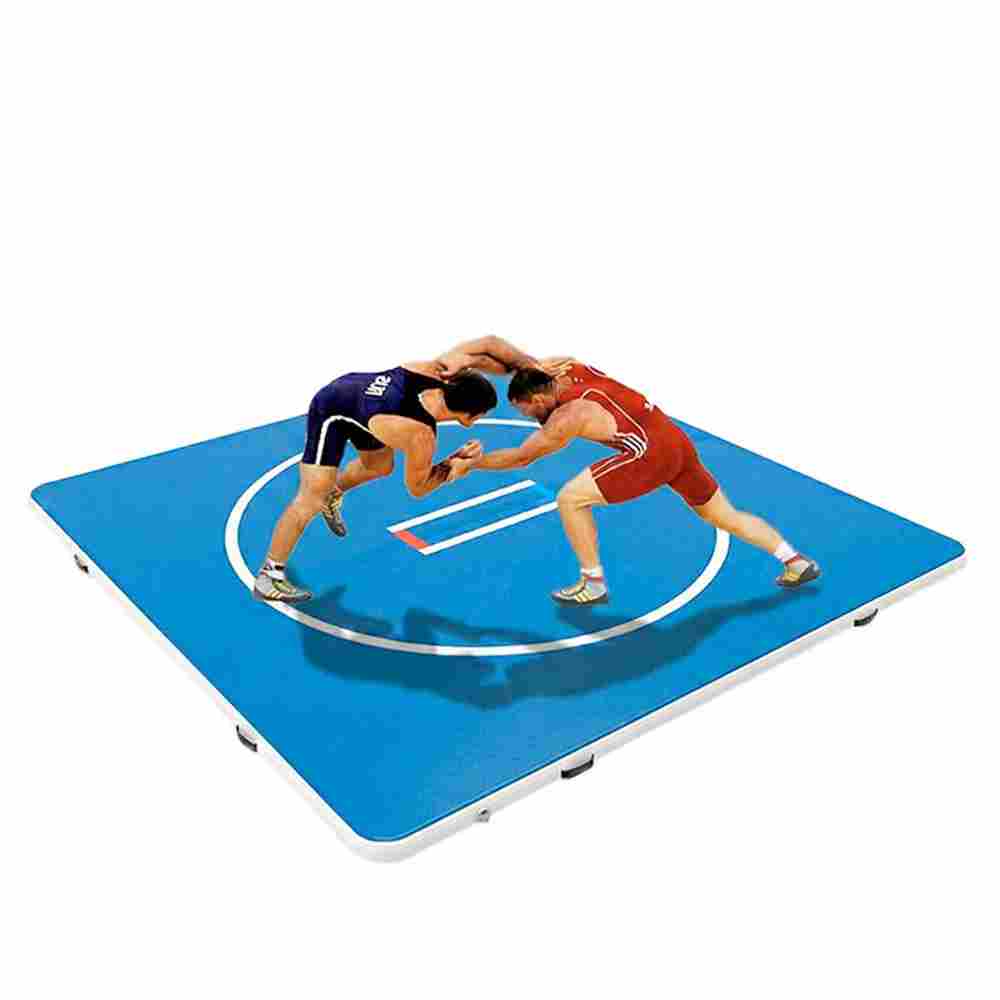 Надувной акробатический мат «Квадрат Стандарт» для залов 6×6×0,1 м