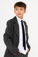 Пиджак классика для мальчика, серый