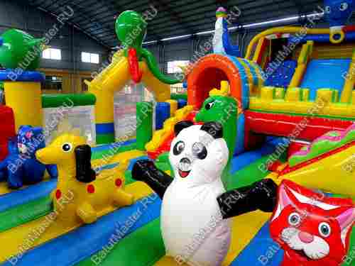 Коммерческий надувной батут "Осьминоги и драконы" 20*8*8 м