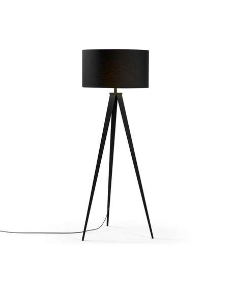 Торшер Uzagi черный