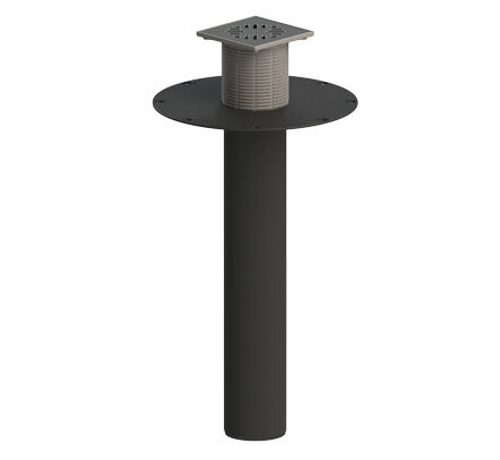 ТП-04.100/6 Кровельная воронка пластиковая без фланца