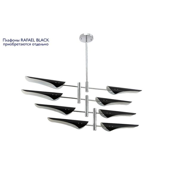 Подвесная люстра Crystal Lux Rafael SP8 Chrome